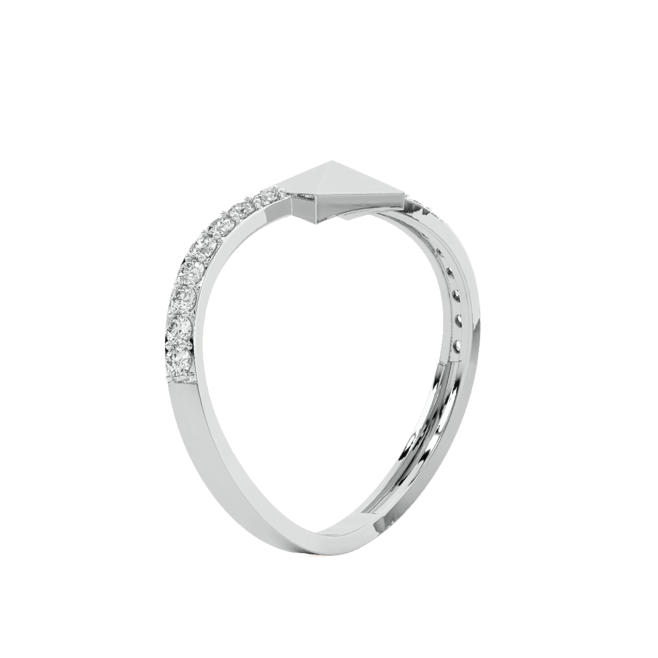 Paul Round Diamond Engagement Ring